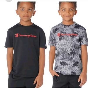 Champion Boy’s 2-Pack Performance Graphic Tee Set youth boys